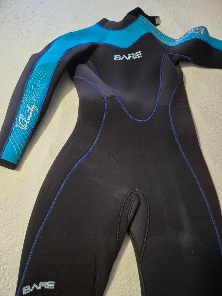 Bare Velocity 7mm Duikpak - dubbel 7 dames maat 10, Watersport en Boten, Ophalen, Gebruikt, Duikpak