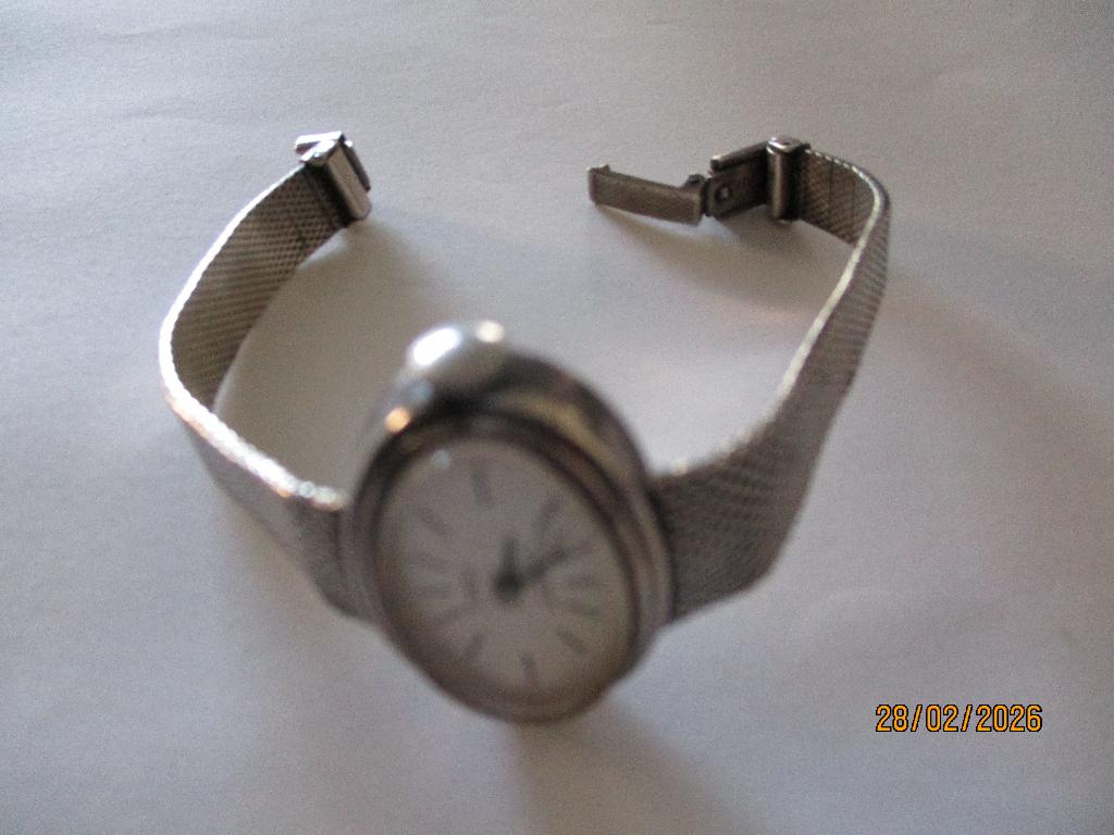 Zilver opwindhorloge gemerkt 835, Ophalen of Verzenden, Gebruikt, Zilver, Zilver
