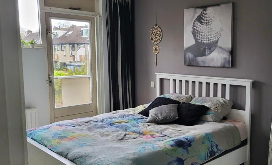 Gratis: Ikea Ledikant 160x200 + Boxspring Matrassen + Lade, Huis en Inrichting, Slaapkamer | Bedden, Ophalen, Gebruikt, Wit, Tweepersoons