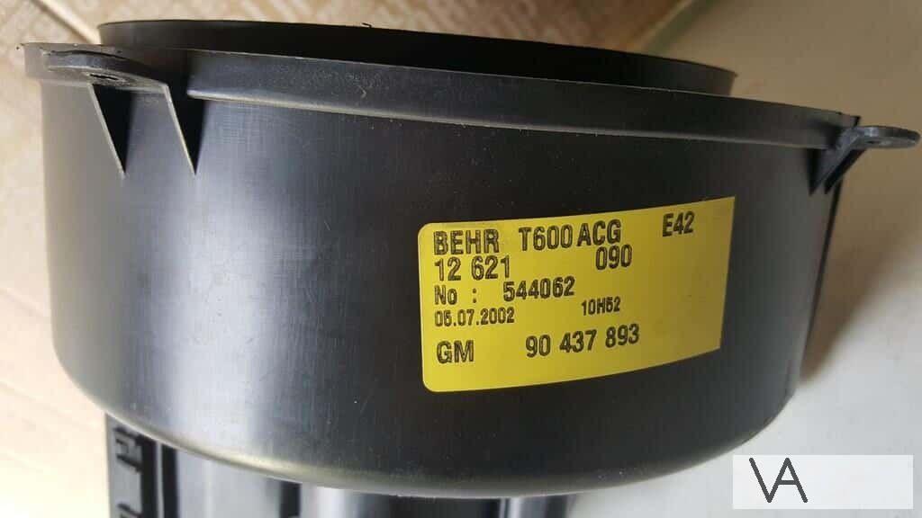 Kachelmotor Opel Zafira A 1999-2005 aanjager 90437893 €20, Auto-onderdelen, Ophalen of Verzenden, Gebruikt, Opel