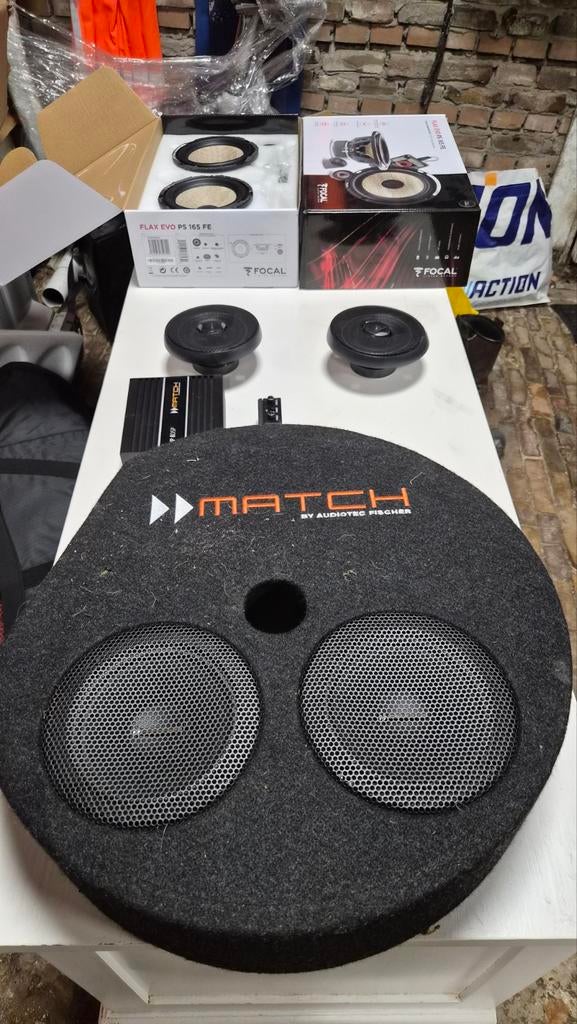 Mooie geluidsinstallatie!  Focal  Match, Auto diversen, Autospeakers, Ophalen of Verzenden