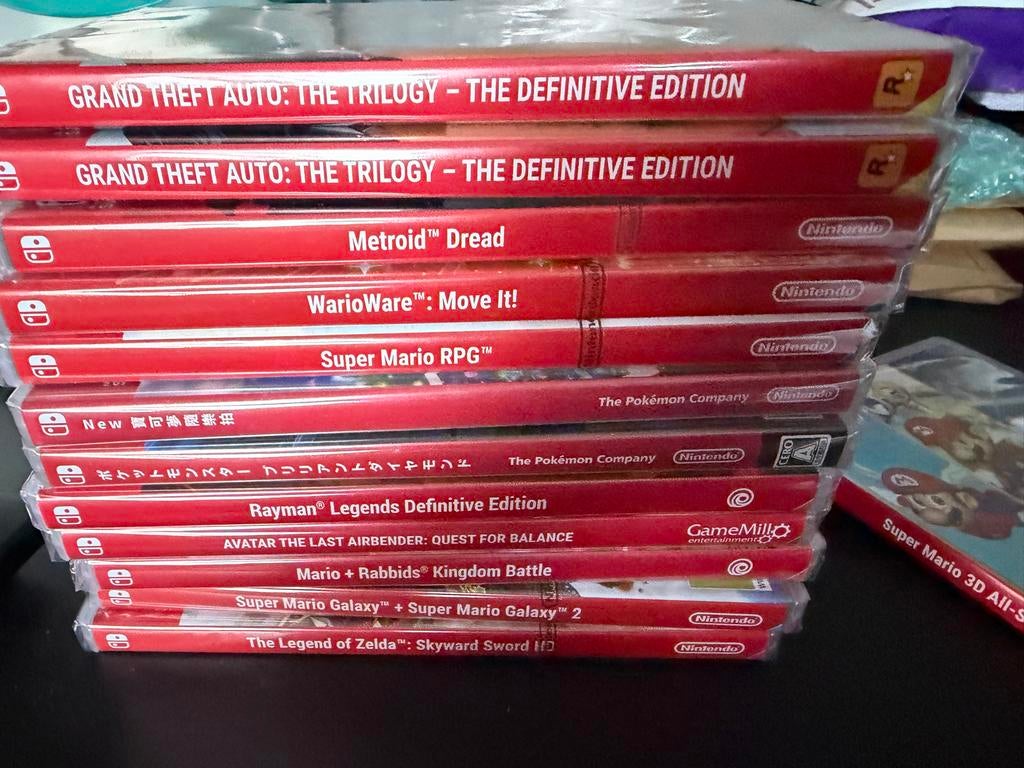 Sealed Nintendo Switch Games(Mario,Pokemon,Gta,Zelda&meer!), Spelcomputers en Games, Games | Nintendo Switch, Zo goed als nieuw