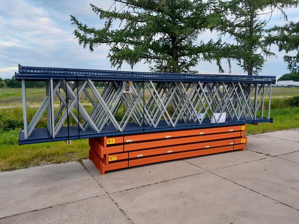 Mecalux palletstelling st 6.0x1.1m lig 3.6m nette staat., Ophalen