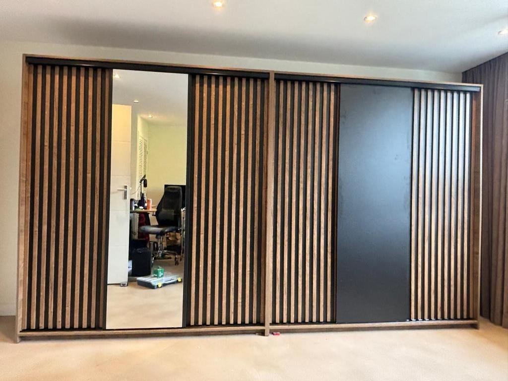 💎Design kledingkast – bezorging & montage inbegrepen 🚚🔧, Met deur(en), 150 tot 200 cm, Nieuw, Glas