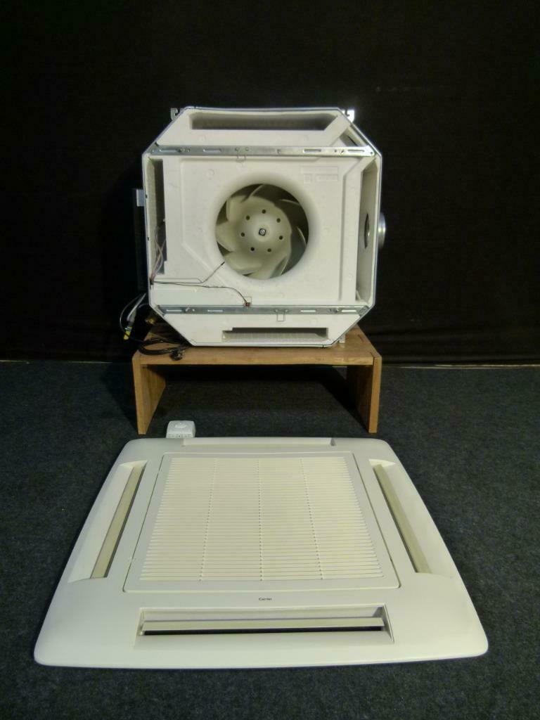 Carrier 42GW600CJG-A- Idrofan fancoilunit FCU cassette 7 kw, Koelen en Ontvochtigen, Timer, Plafondventilator, 3 snelheden of meer