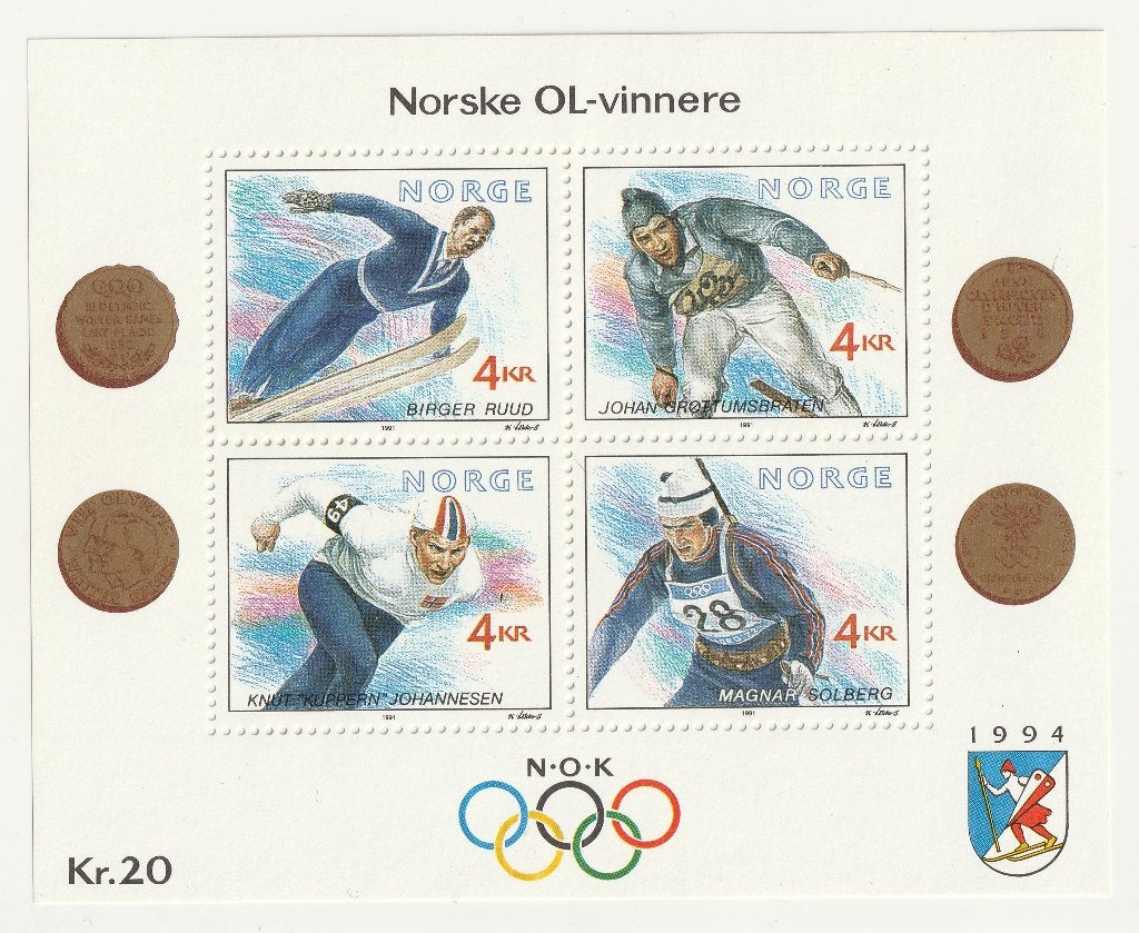Noorwegen Michel nr. Blok 16 Postfris, Postzegels en Munten, Postzegels | Europa | Scandinavië, Verzenden, Noorwegen, Postfris