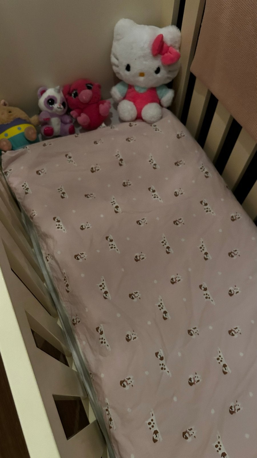 Baby/peuter/kleuter bedje met matras en beddengoed, Ophalen, Gebruikt, Lattenbodem, Minder dan 140 cm