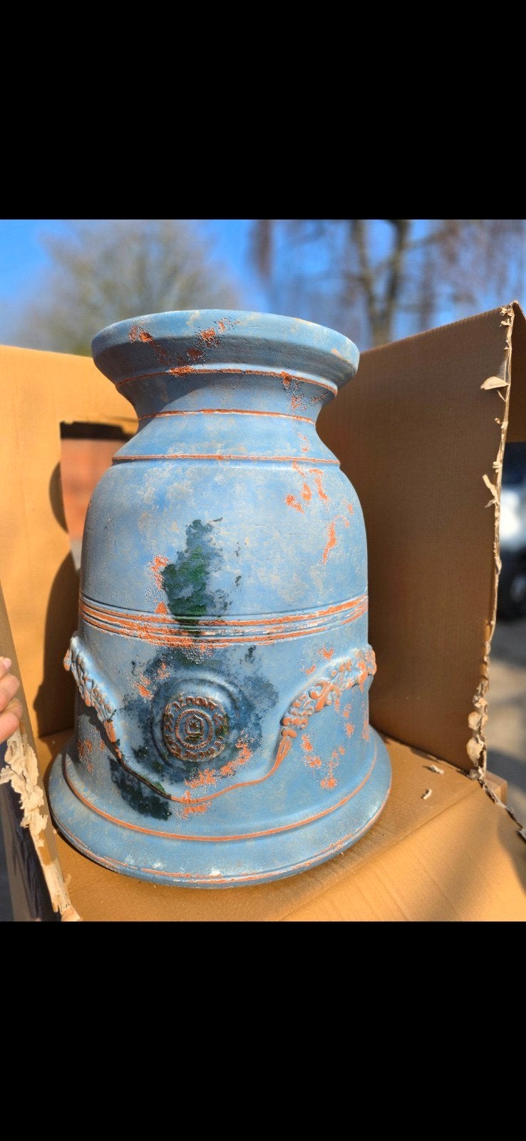 prachtige anduze pot, Tuin en Terras, Ophalen, Rond, Aardewerk, Binnen