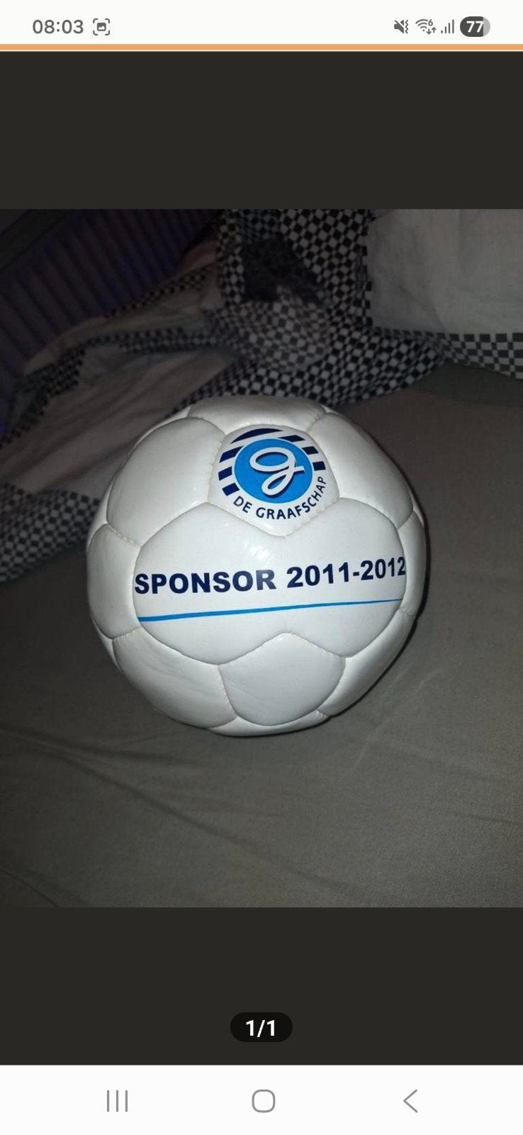 De Graafschap Sponsor Bal 2011-2012, Ophalen of Verzenden, Nieuw, Bal