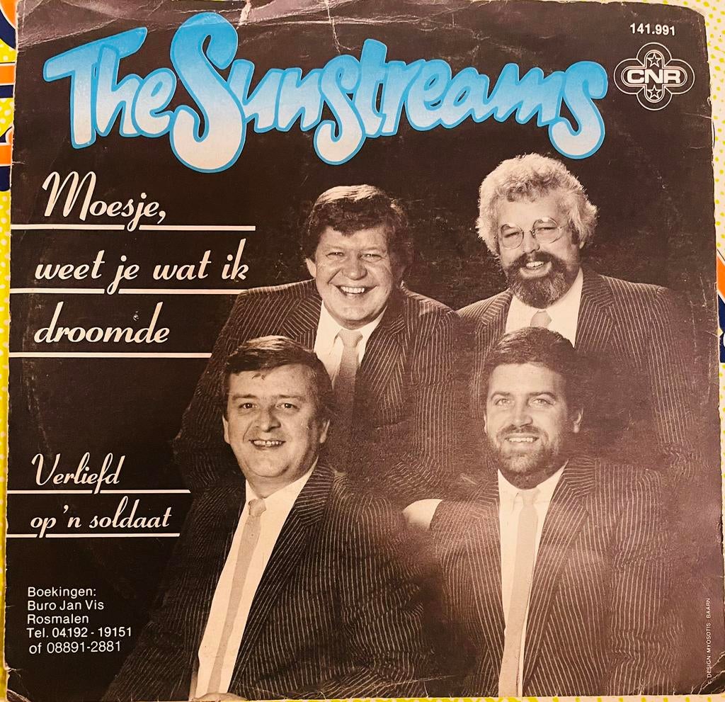 The Sunstreams Moesje weet je wat ik droomde, Cd's en Dvd's, Originele persing, 7 inch, 1980 - 1989, Ophalen of Verzenden