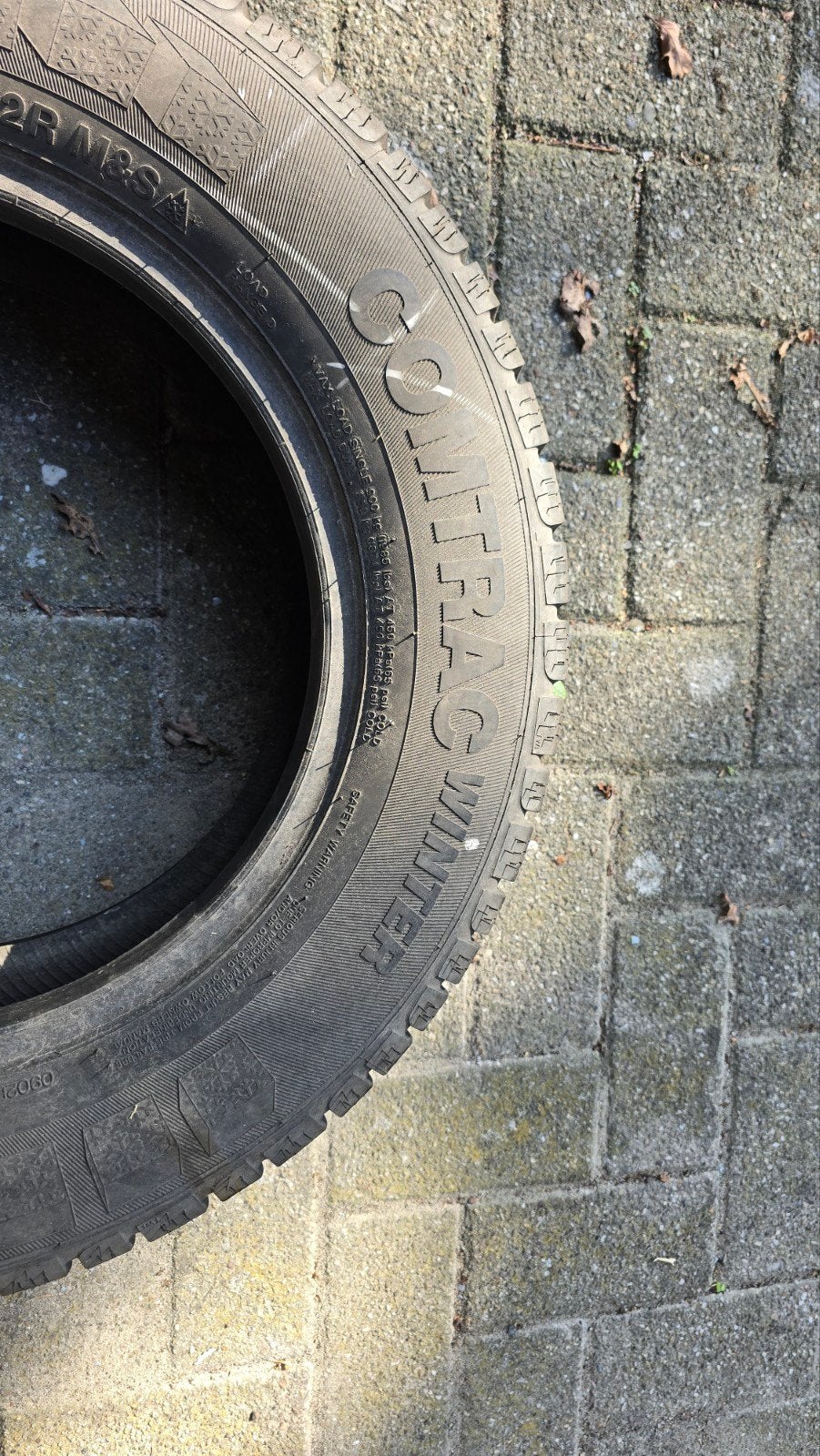 Vredestei - Continental ContiVanContact Winterbanden 195/70, Auto-onderdelen, Ophalen, 15 inch, Winterbanden, Band(en)