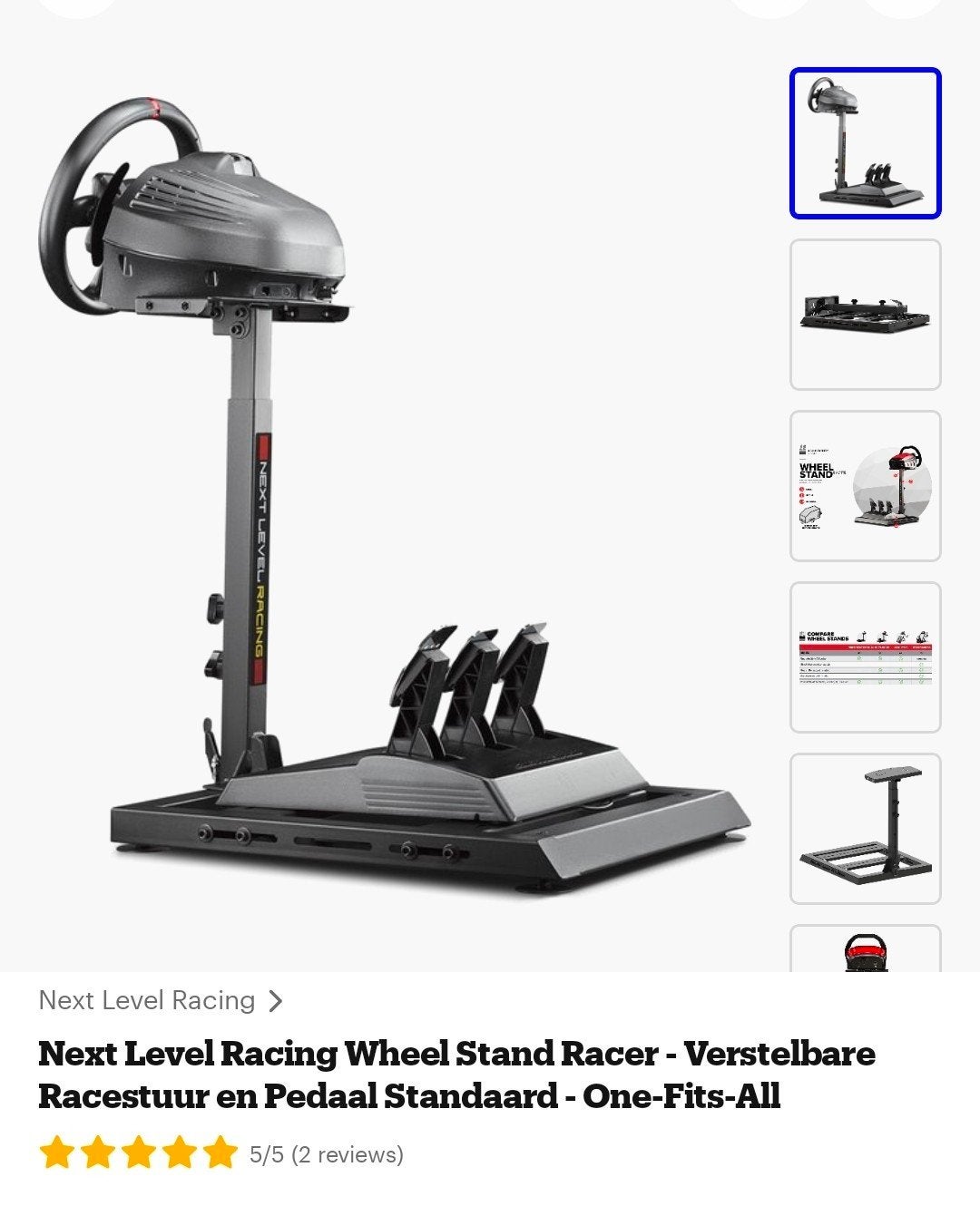 Thrustmaster TMX Racestuur met Next Level Racing Stand, Ophalen, Zo goed als nieuw
