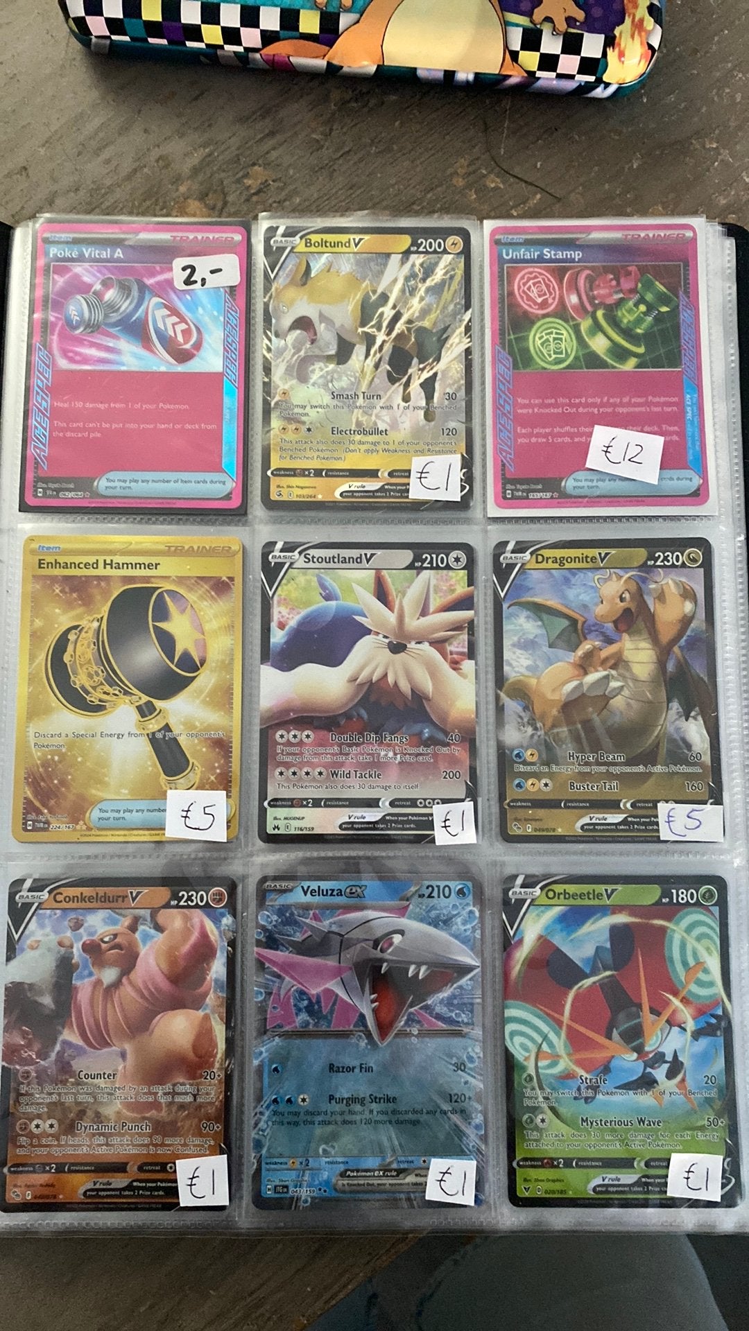 Pokemon kaarten +boek, Ophalen, Zo goed als nieuw