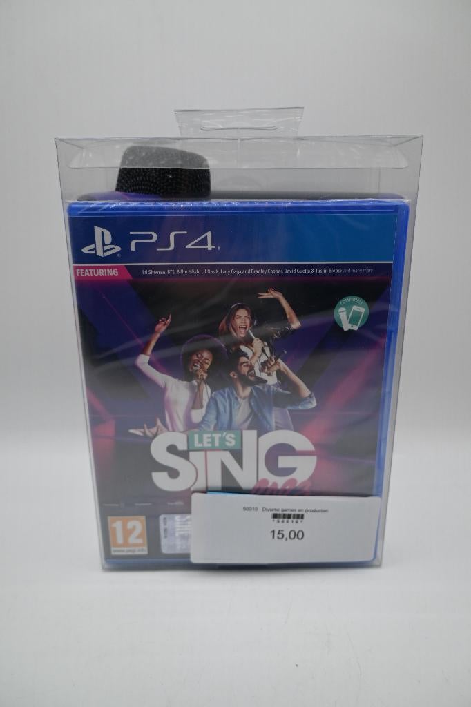 Let's Sing PLAYSTATION 4, Muziek, Molenstraat 35 4701JM Roosendaal, Nieuw, Ophalen of Verzenden