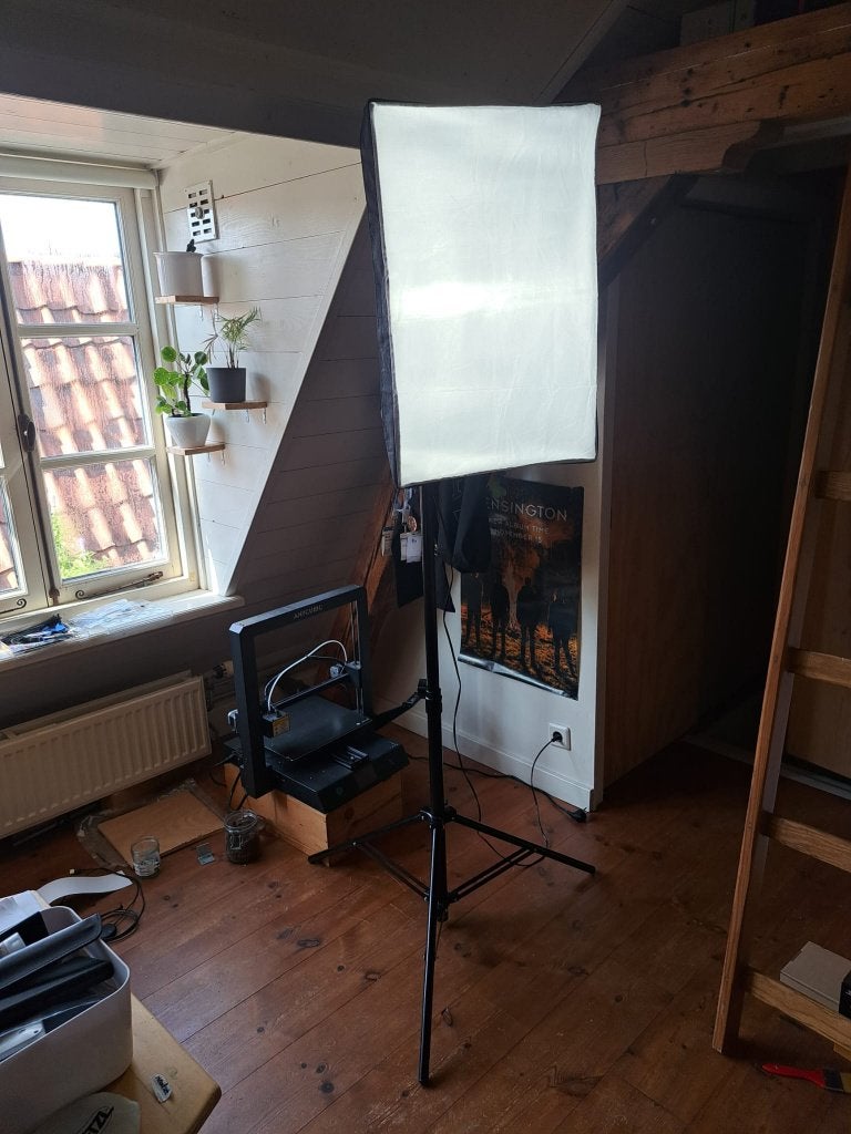 2x Softboxen Studioking, Ophalen, Zo goed als nieuw, Inclusief lampen, Studiolamp