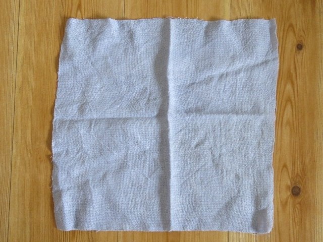 Linnen borduurstof lichtblauw gewassen 10 draads 40 x 41 cm, Ophalen of Verzenden, Nieuw, Handborduren, Onderdeel of Toebehoren
