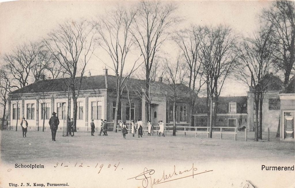 703-151-029 Schoolplein Purmerend, Verzenden, Voor 1920, Noord-Holland