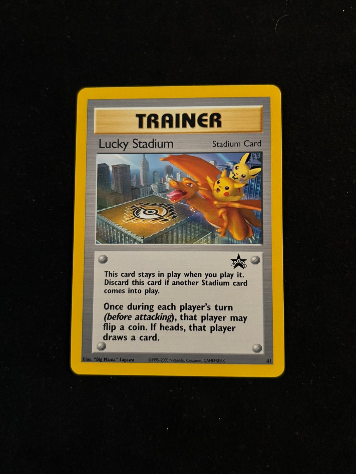 Lucky Stadium WP40 wotc promo, Ophalen of Verzenden, Zo goed als nieuw