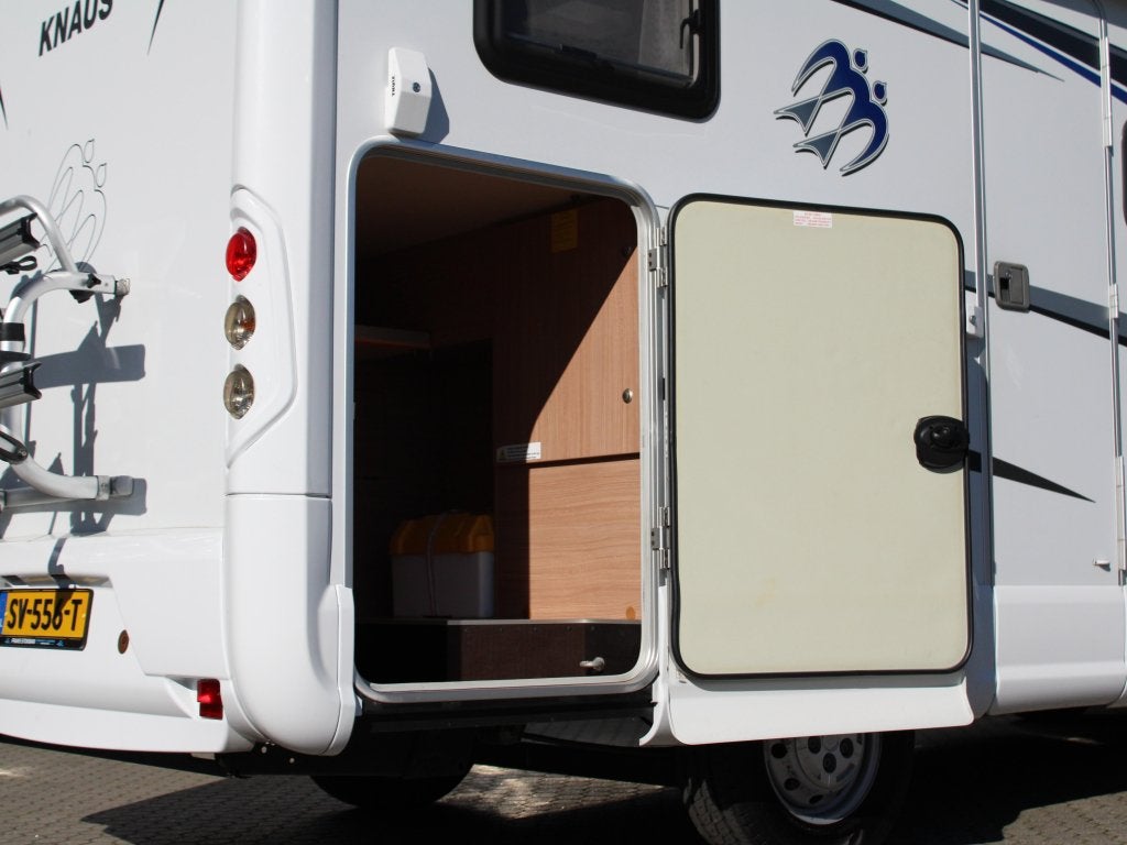 Knaus Van TI 500 MD 599CM Dwars bed Bearlock Fietsrek Luifel, Luifel, Koelkast, Fiat, Tot en met 2