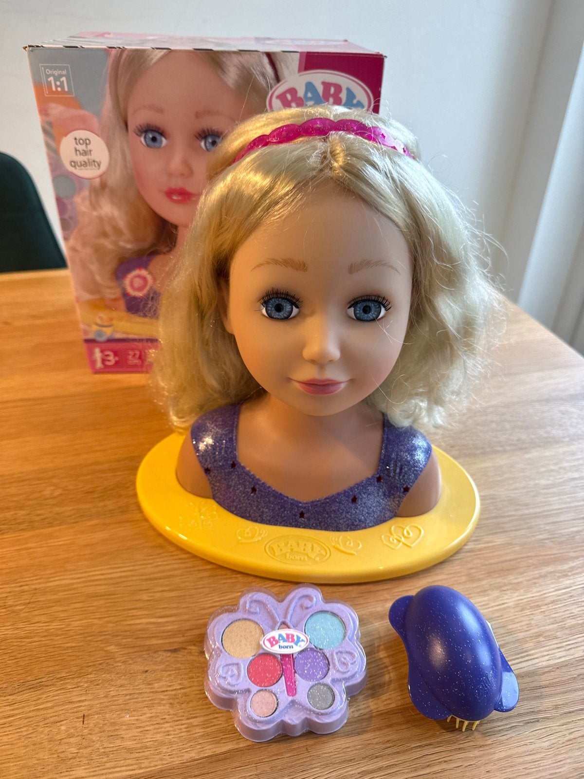 BABY born Sister Styling Head - Kappershoofd met Make-up, Kinderen en Baby's, Ophalen of Verzenden, Zo goed als nieuw, Overige typen