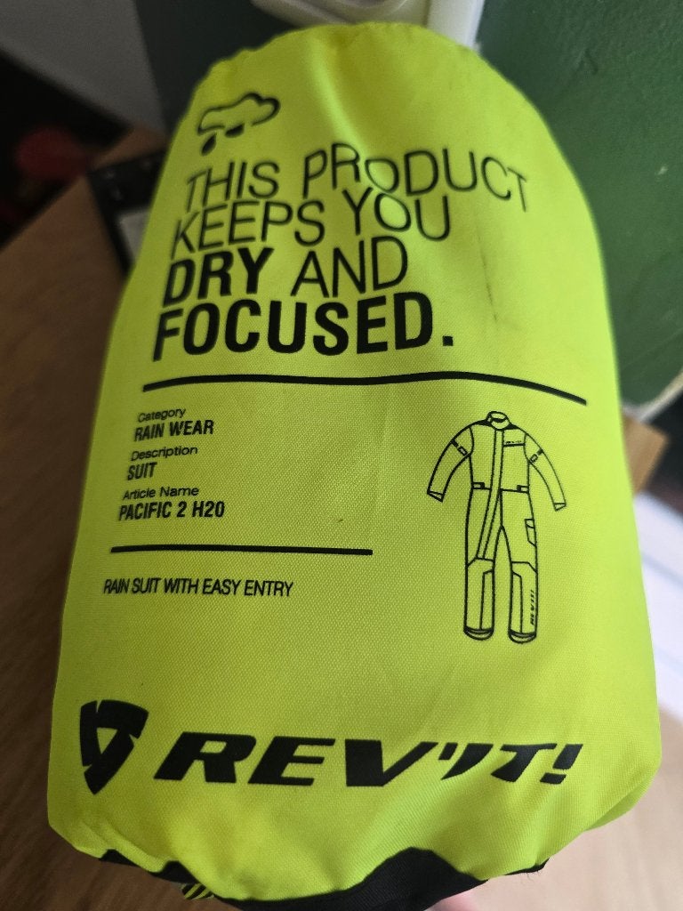 Revit regenjas Pacific 2 H2o, Motoren, Nieuw met kaartje, REV'IT!, Overige typen, Heren