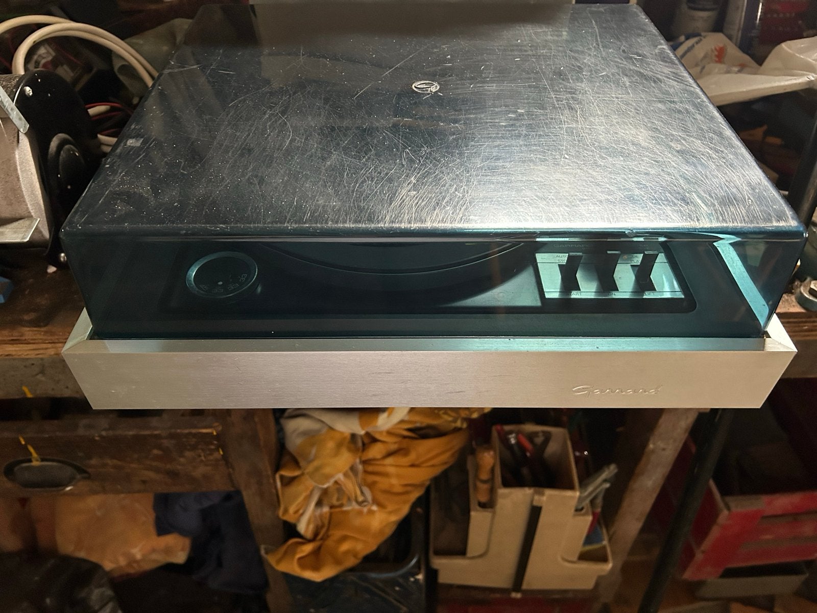 Garrard Zero 100 SB Platenspeler, Overige merken, Gebruikt, Pitch-regelaar, Ophalen of Verzenden
