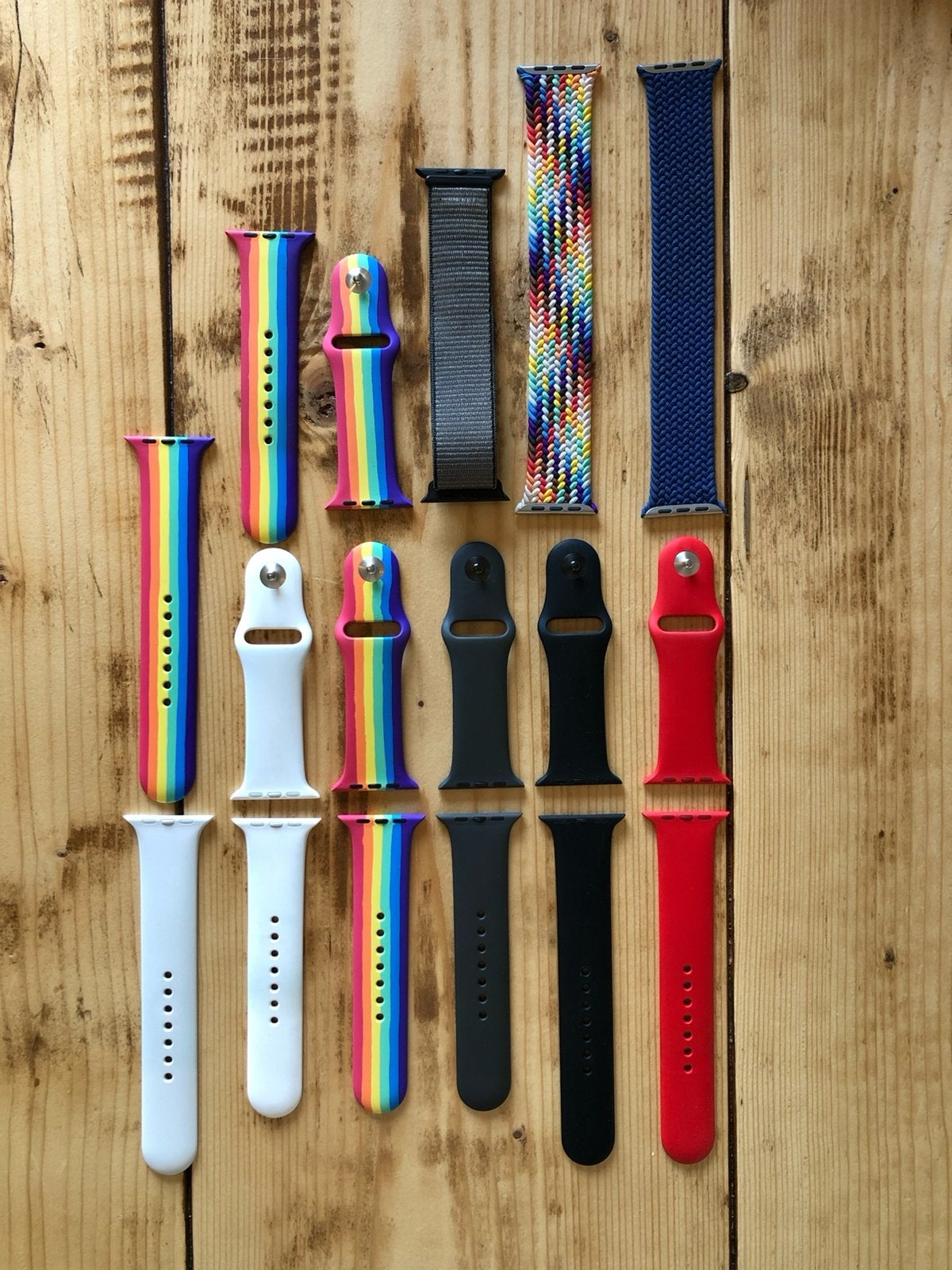 9 Originele Apple Watch Bandjes 42/44/45/46 mm, Ophalen of Verzenden, Zo goed als nieuw