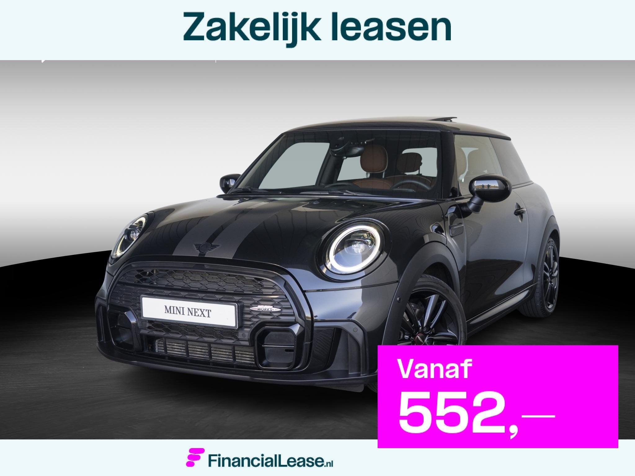 MINI 3-Deurs Cooper Aut. | JCW-pakket | Stuur & Stoelverwarm, 136 pk, Gebruikt, Euro 6, Met garantie (alle)