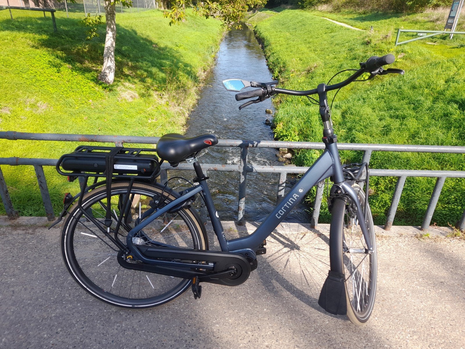 Cortina E-Common Family elektrische fiets, Ophalen, Gebruikt, 47 tot 51 cm, Cortina