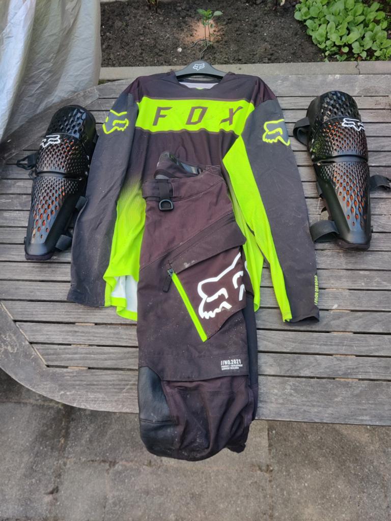 Fox crosskleren maat L/XL gebruikt in nette staat, Motoren, Kleding | Motorkleding, Ophalen of Verzenden, Tweedehands, Broek | leer