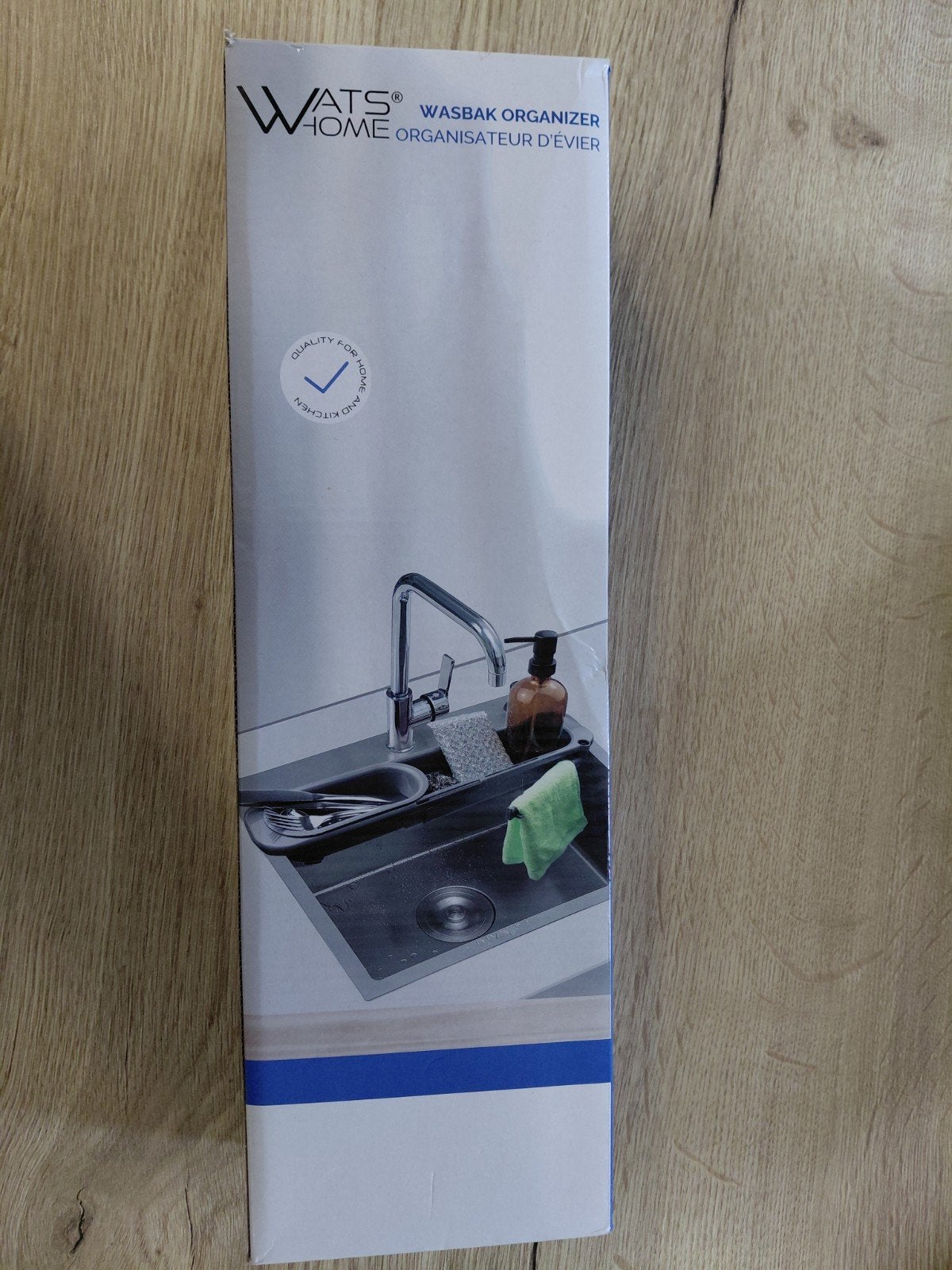 Nieuwe verstelbare wasbak organizer voor keuken, Huis en Inrichting, Ophalen of Verzenden, Nieuw