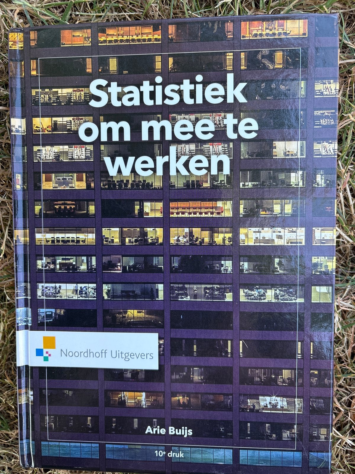 Statistiek om mee te werken - Arie Buijs (10e druk), Ophalen of Verzenden, Beta, Zo goed als nieuw, HBO