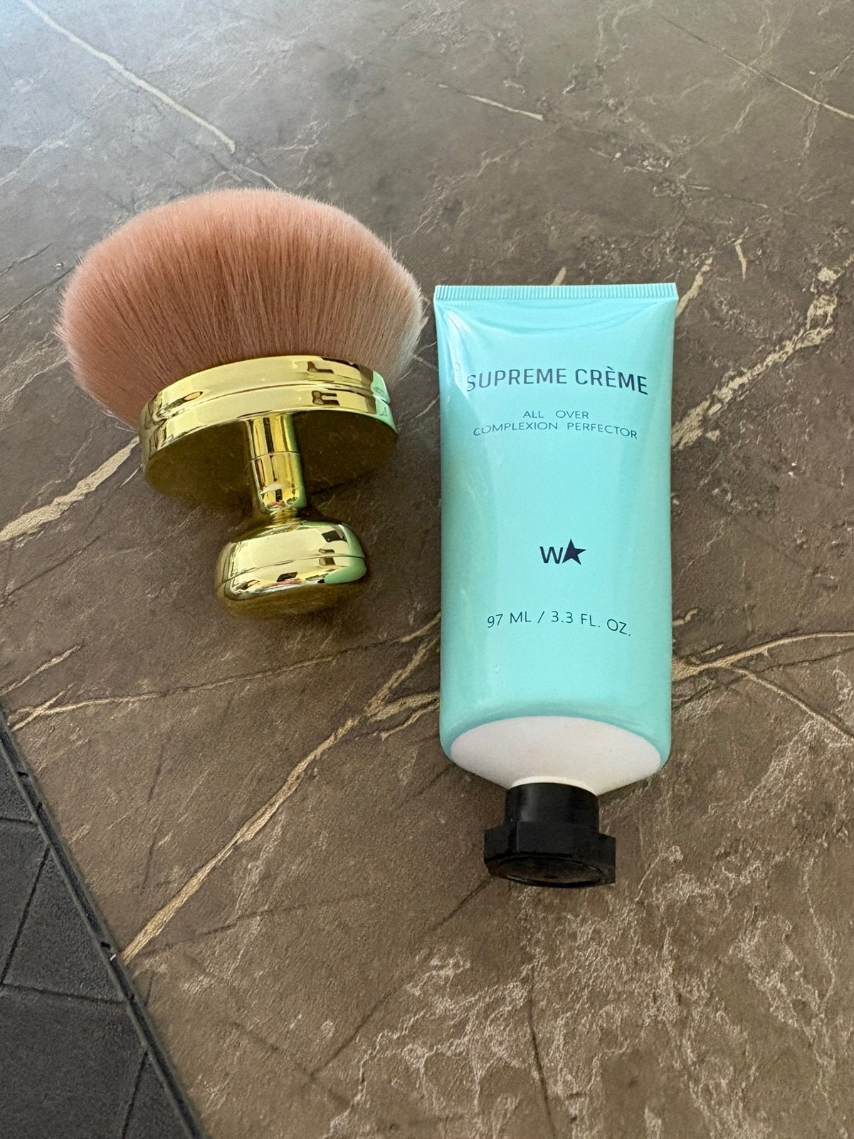 Supreme creme met kwast, Ophalen of Verzenden, Zo goed als nieuw, Gehele gezicht