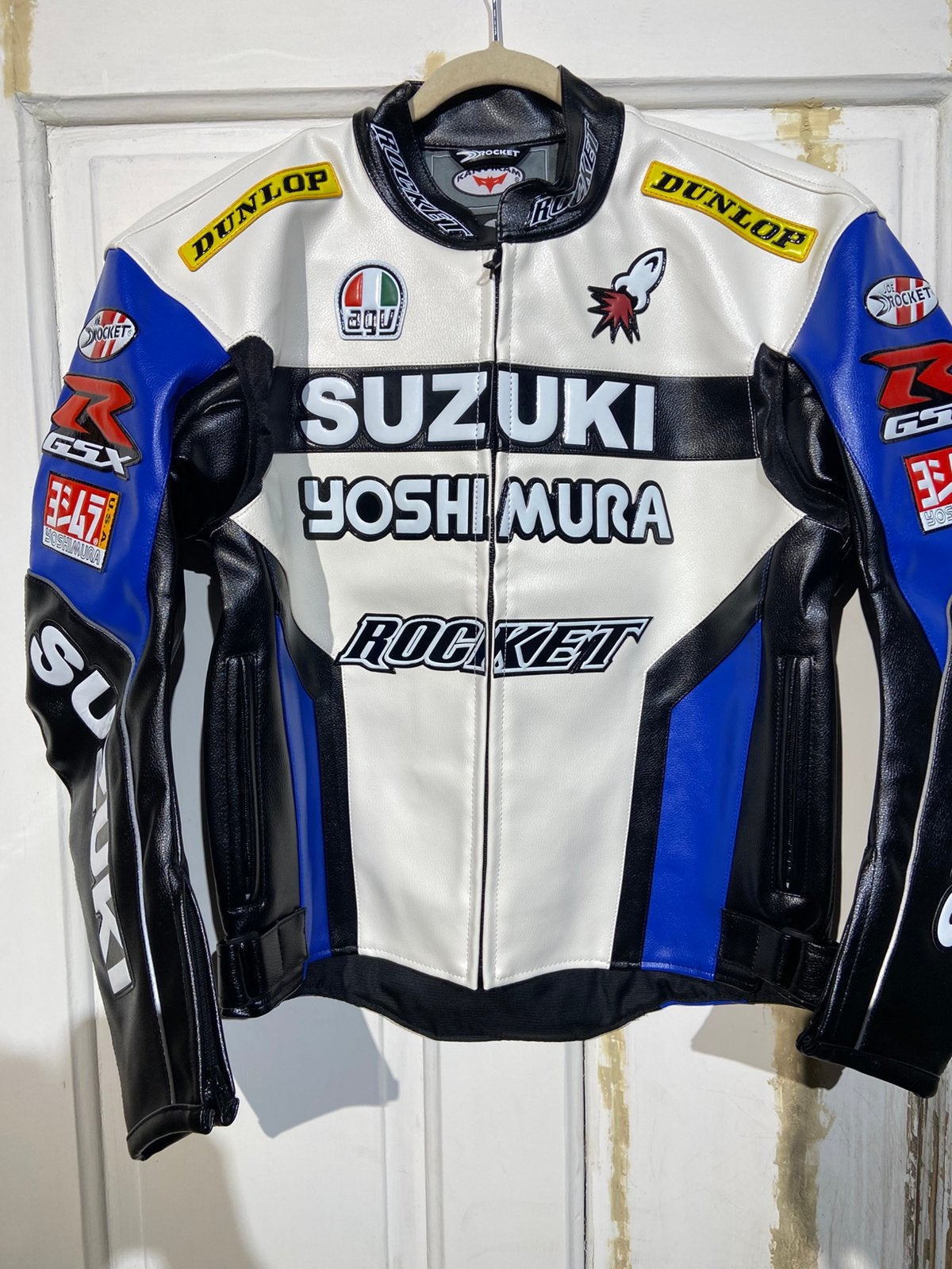 Suzuki Yoshimura-motorjas (maat L) Vintage, Ophalen of Verzenden, Zo goed als nieuw, Maat 52/54 (L), Zwart