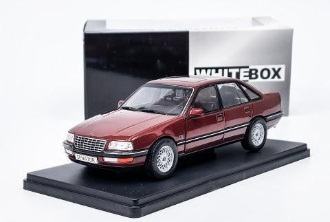 Opel Senator B (1987) Bordeaux Rood 1-24 Whitebox, Hobby en Vrije tijd, Modelauto's | 1:24, Overige merken, Tschuiten@hotmail.com