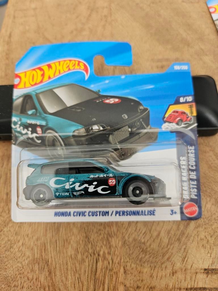 Hotwheels Honda Civic Custom nieuw, Ophalen of Verzenden, Nieuw, Auto