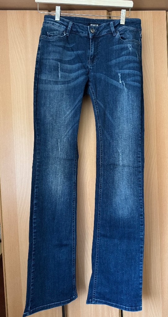 Donkerblauwe spijkerbroek superstar, Blauw, Ophalen of Verzenden, Zo goed als nieuw, W30 - W32 (confectie 38/40)