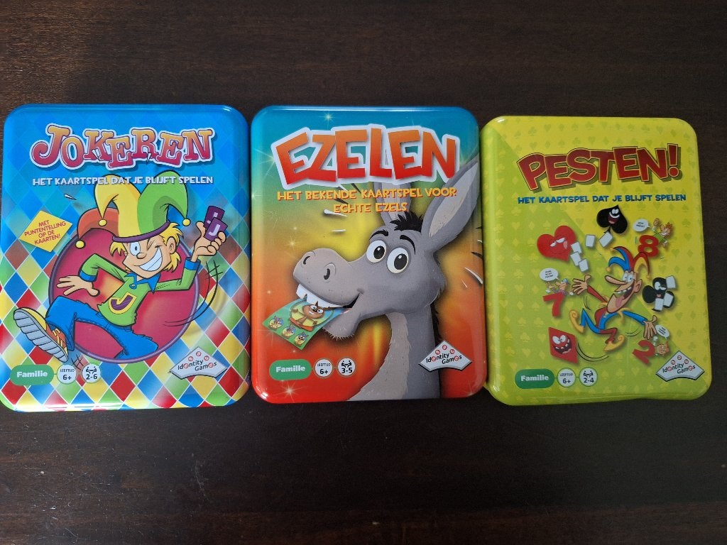 Kaartspellen: Jokeren, Ezelen, Pesten, Hobby en Vrije tijd, Een of twee spelers, Ophalen, Gebruikt