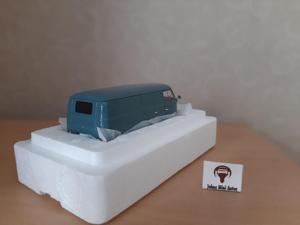 Volkswagen T1b Kastenwagen Blauw van Schuco 1:32, Hobby en Vrije tijd, Schuco, Auto, Nieuw, Ophalen of Verzenden