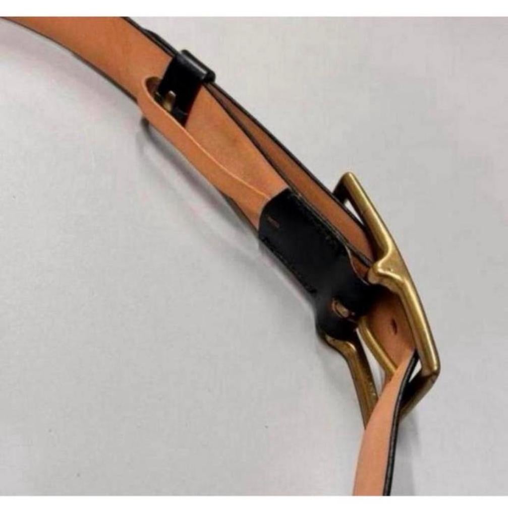 Luxe J&W Davidson riem 105 x 3cm Vintage lederen echt leder, Kleding | Dames, Riemen en Ceinturen, Ophalen of Verzenden, Zo goed als nieuw