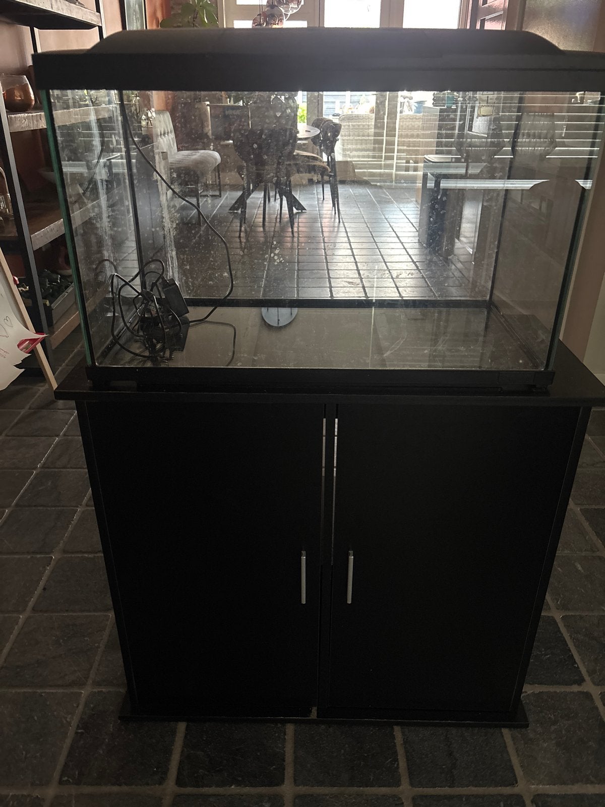 Gebruikt aquarium van Superfish 100 liter, Ophalen, Leeg aquarium