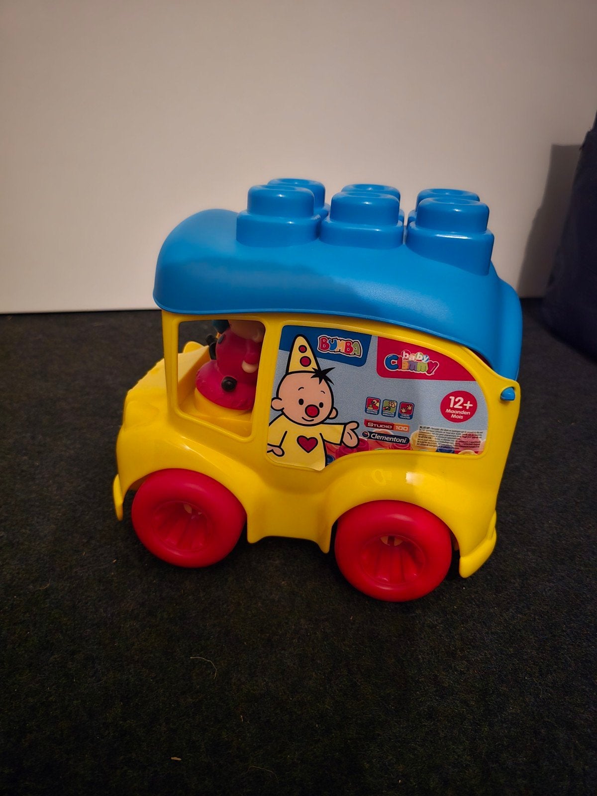 Clementoni Baby Clementoni Bumba Bus met Blokken, Ophalen of Verzenden, Zo goed als nieuw, Auto, Met wieltjes