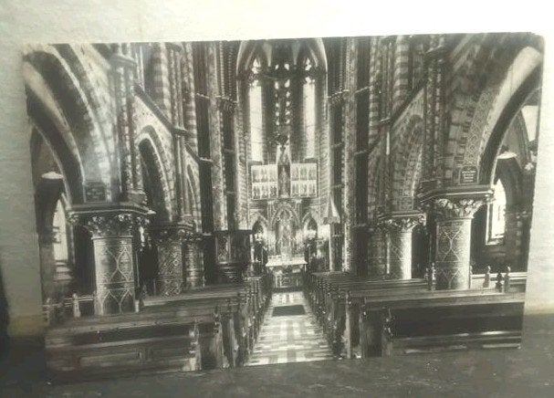 Sittard  Basiliek van O.L.V. v.h. H.Hart int Foto kaart, Ophalen of Verzenden, Voor 1940, Zo goed als nieuw, Overige onderwerpen