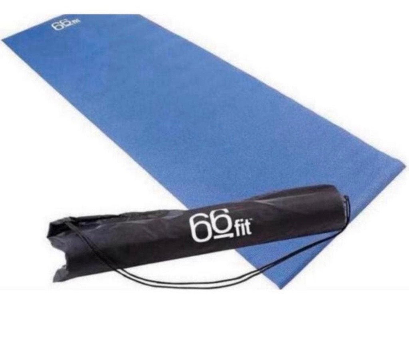 66FIT Yogamat 173 x 60 cm aerobics, yoga, pilates, gym + Tas, Nieuw, Ophalen of Verzenden, H, H