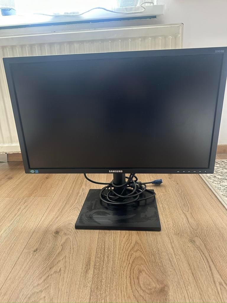 Samsung S24E450B monitor (24-inch Full HD business monitor)., Computers en Software, Monitoren, Ophalen, In hoogte verstelbaar