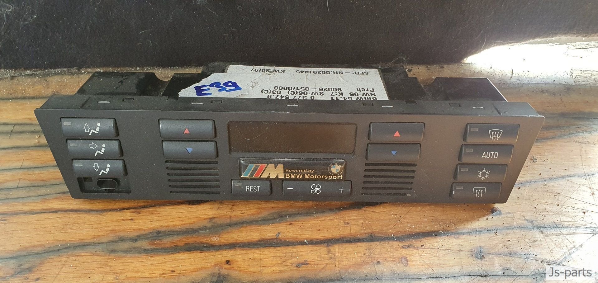 Kachel bedieningspaneel BMW 5-serie E39, Gebruikt, -, -, Ophalen of Verzenden
