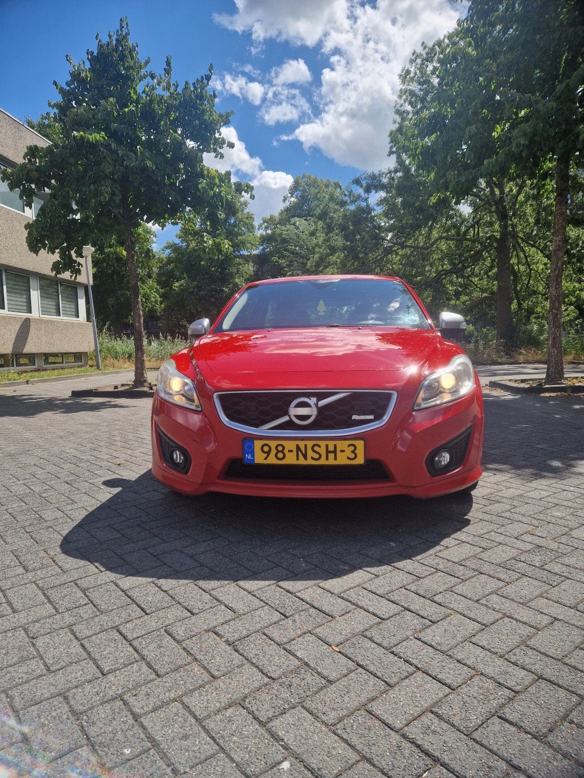 Volvo C30 1.6 2010 Rood, Auto's, Volvo, Voorwielaandrijving, 1596 cc, Zwart, 4 cilinders