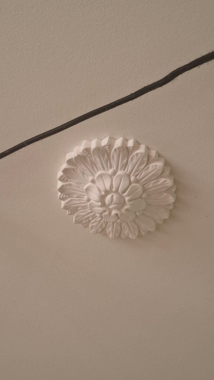 Plafond gips rozet van het schippertje, Wandsculptuur, Verzenden, Nieuw, Wit