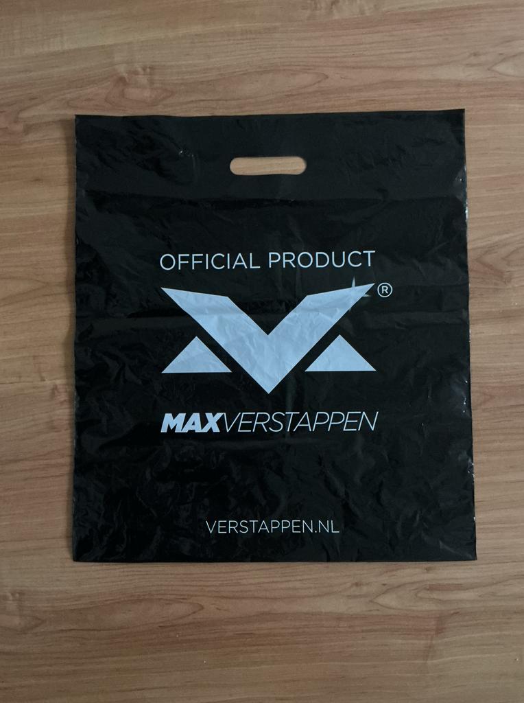Max Verstappen plastic draagtas origineel Verstappen produkt, Ophalen of Verzenden, Zo goed als nieuw