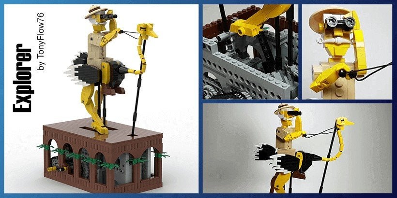 Lego MOC-72266 - Explorer door TonyFlow76, Ophalen, Zo goed als nieuw, Overige merken